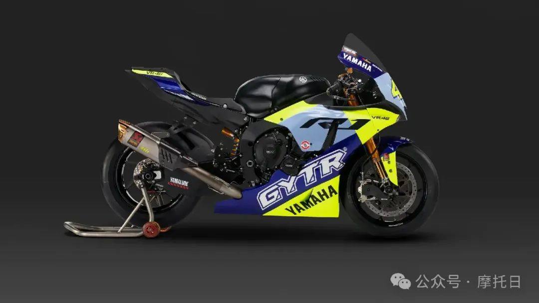 雅马哈发布R1 VR46特别版,经典黄蓝黑皮肤、高性能改装件拉满
