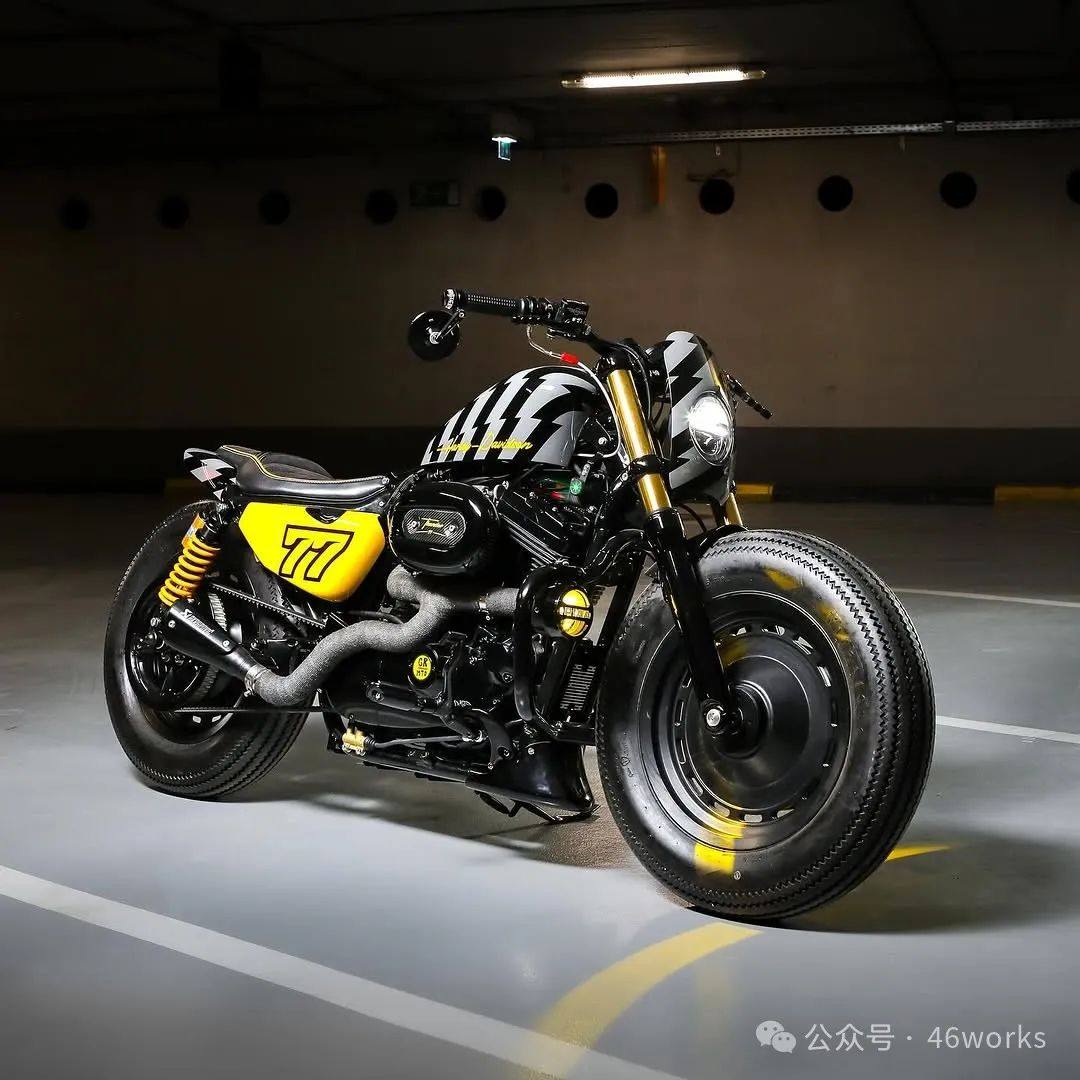 胡子哥最新作品：Harley Davidson