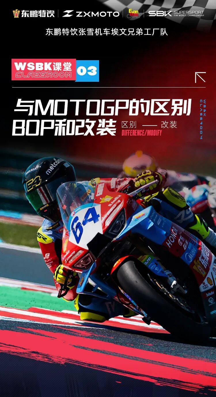 WSBK与MotoGP的区别、BOP和改装