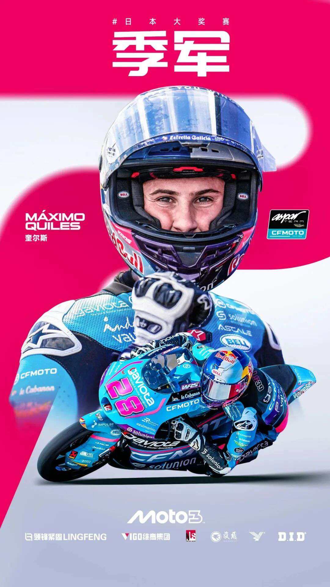 春风Aspar车队横扫MotoGP系列赛,马奎斯提前锁定九连冠