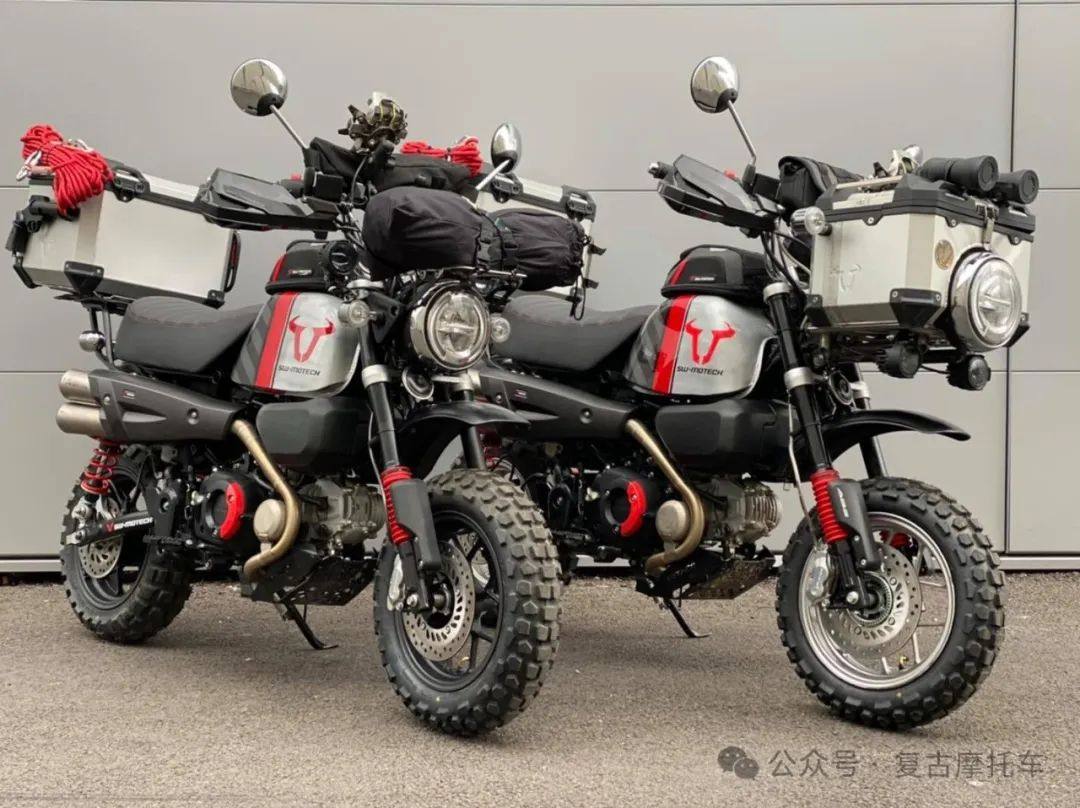 长途摩旅未必只能用大车,这种探险风格的本田猴也不错 Honda Monkey 125改装 | 每日一车