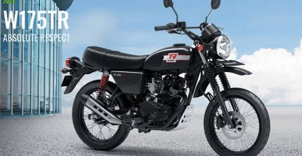 川崎发布25款W175TR复古车...