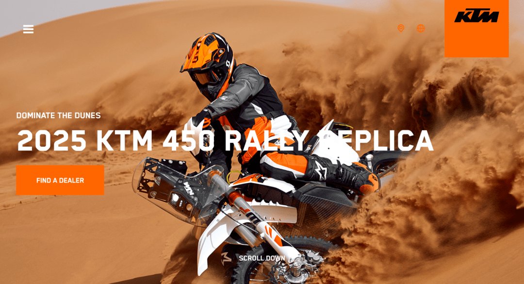 内部大升级,2025款KTM 450 Rally Replica发布,到手直接环塔去