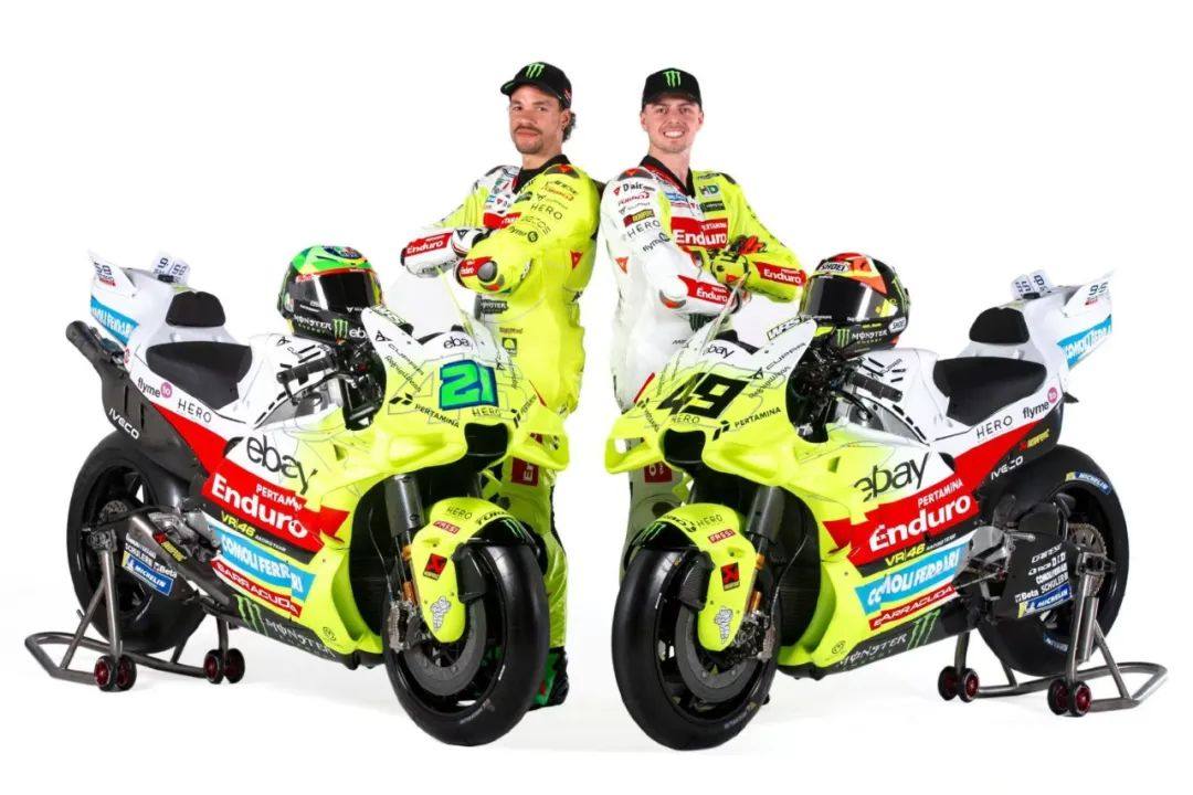 继续沿用亮黄色+白色赛车涂装!VR46车队于印度尼西亚举行新车发布会