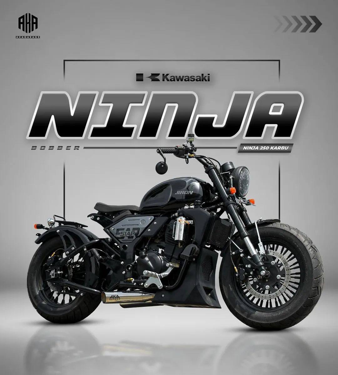 忍者改成奔达？川崎Ninja250改装