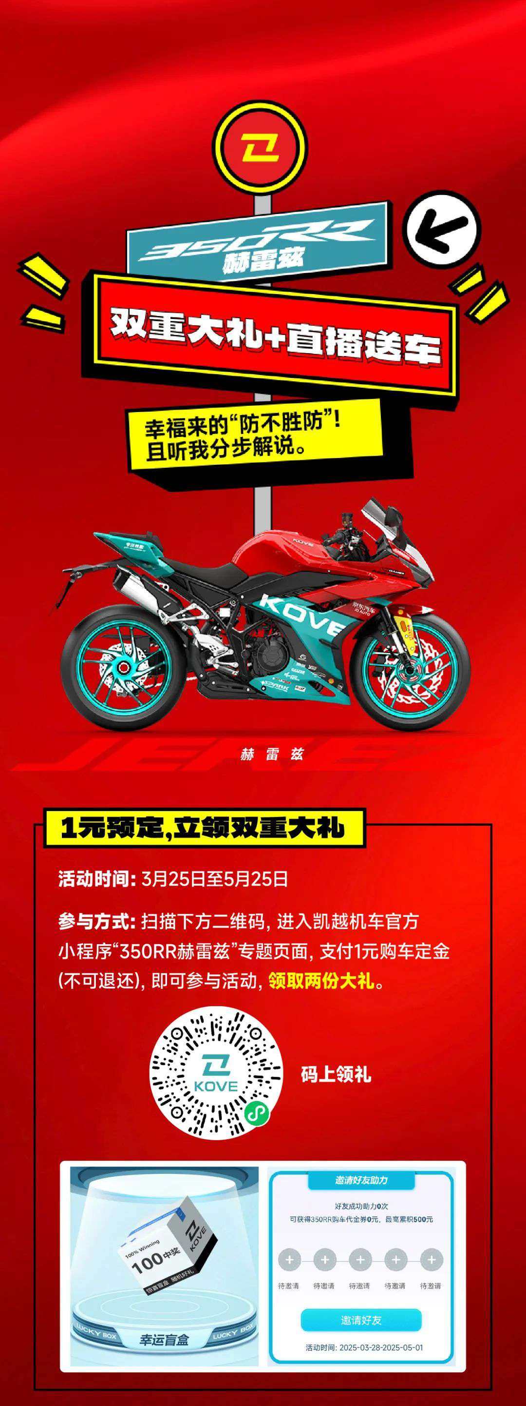 350RR赫雷兹丨 双重大礼+直播送车