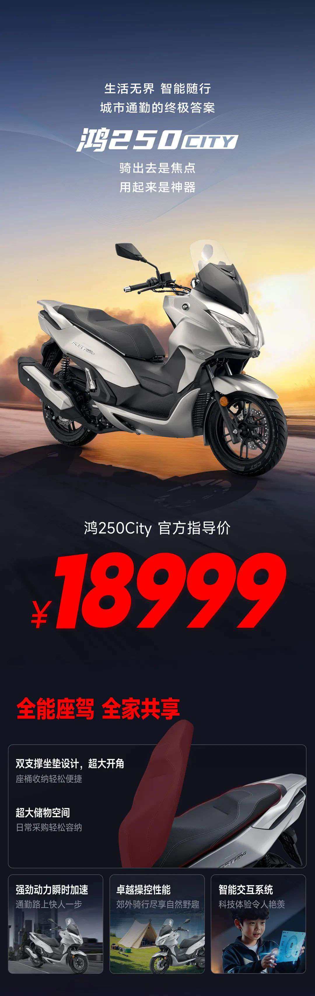 鸿250CITY | 城市通勤的终极答案