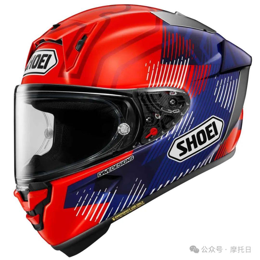 SHOEI发布X15新版画Marquez 8,93号马奎斯联名版