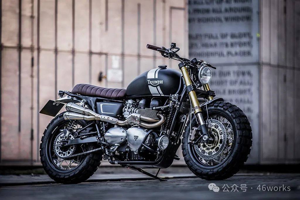 硬派胖轮:Triumph T100