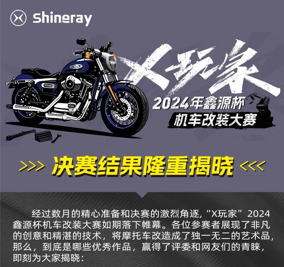 X玩家-2024年鑫源杯机车改装大赛精彩落幕