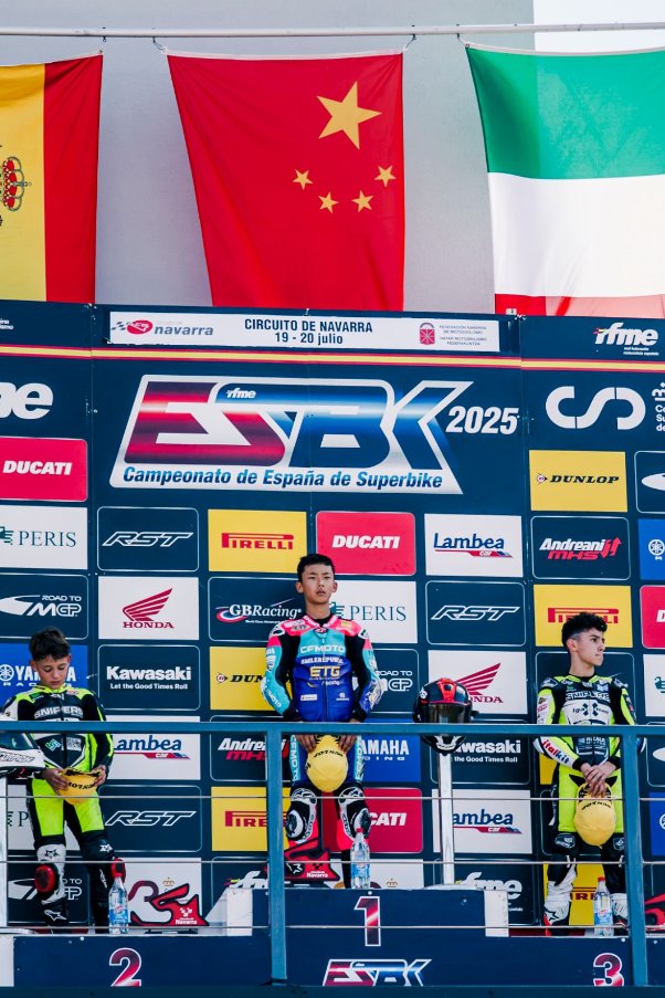 CFMOTO天才计划初见成效,中国车手孙圣博Moto4夺冠