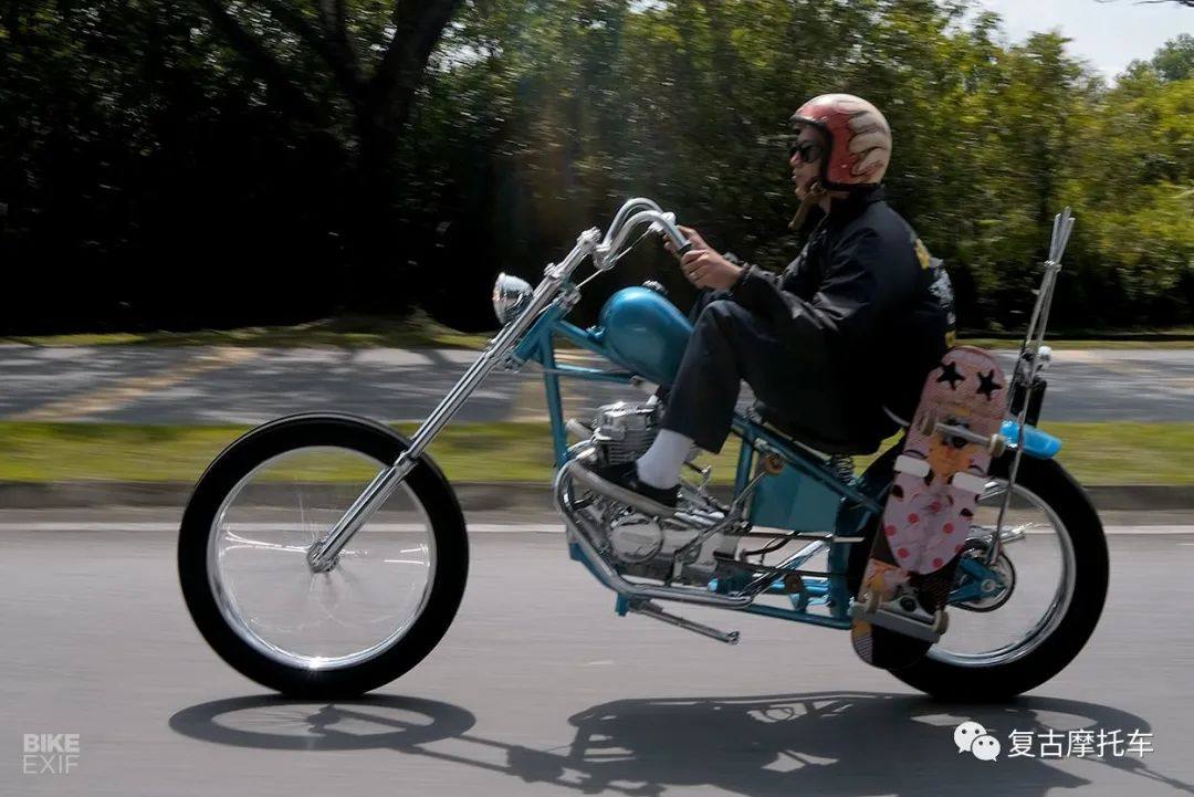慢速巡航 本田CG chopper改装 | 每日一车