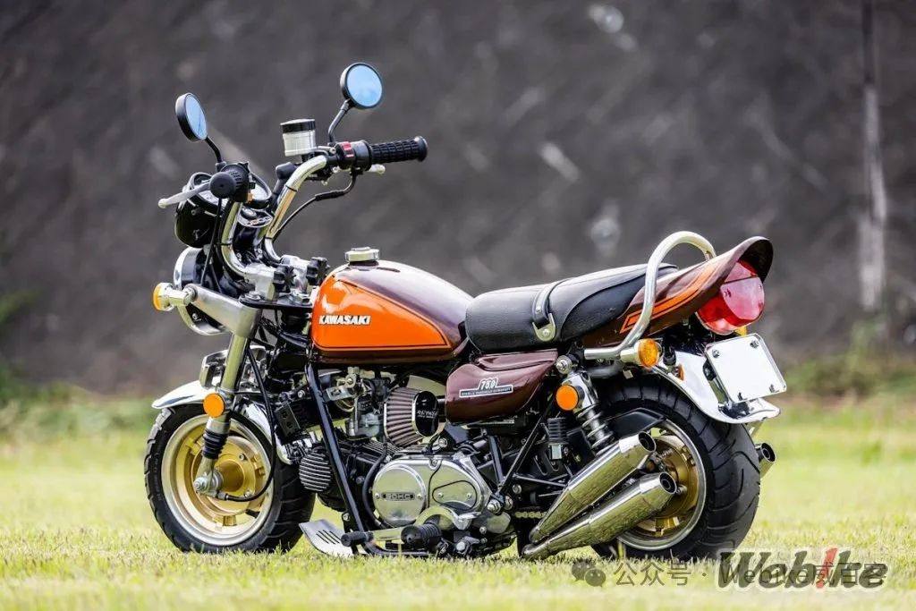 披着川崎Z2外皮的本田MONKEY改装车