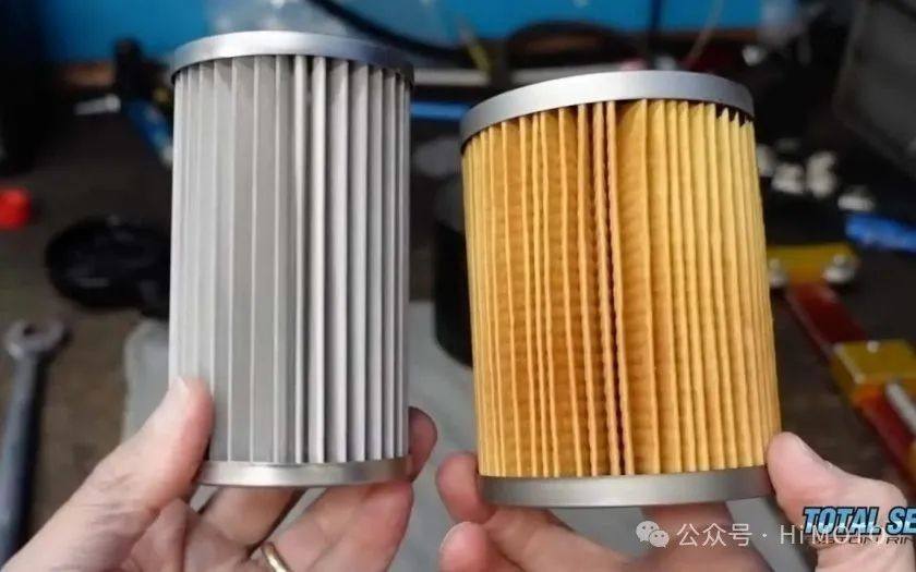 金属机油滤芯看起来先进,但过滤效果很差?