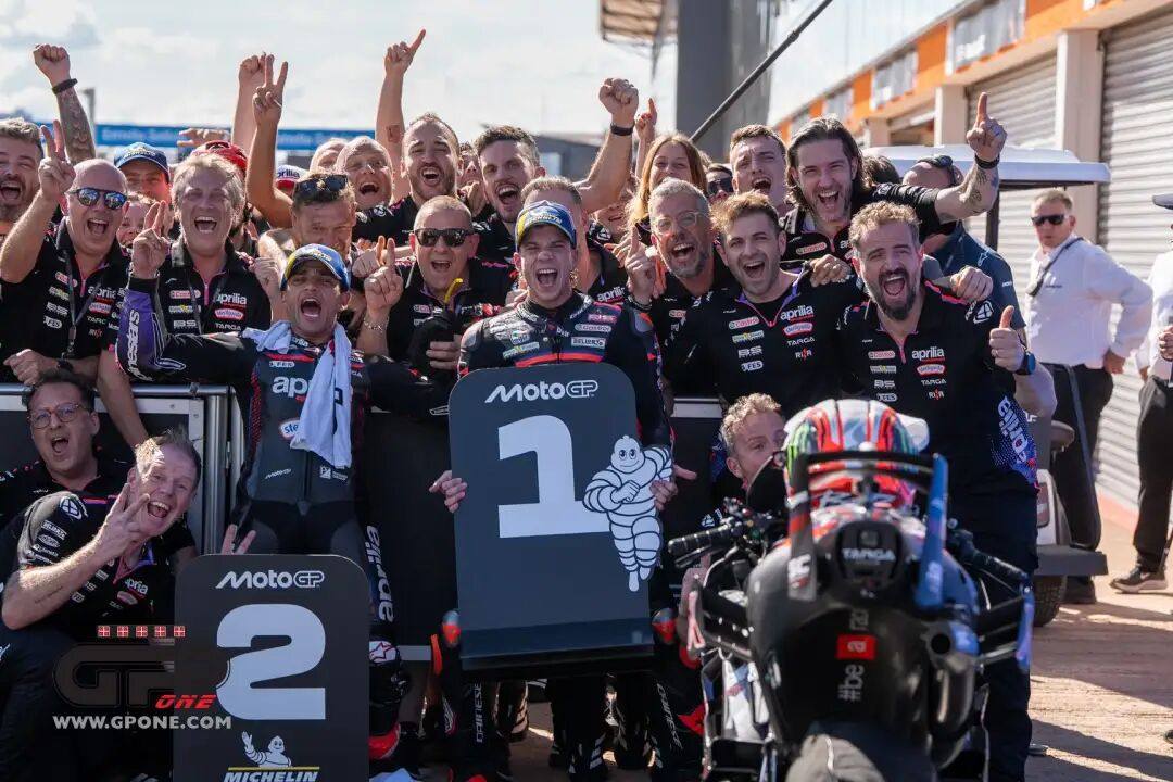MotoGP阿普利亚的升级——来自F1的禁用技术