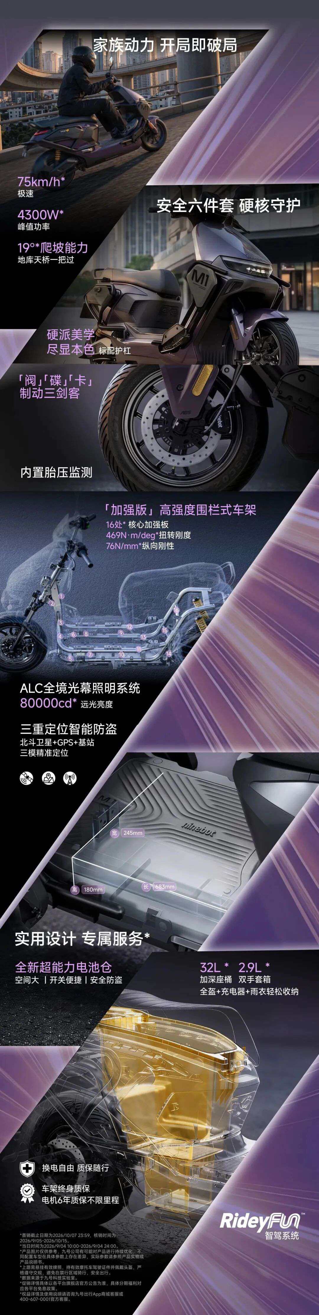 新品开售｜M1 闪骑，城区硬派性能电摩，首发价6799元起