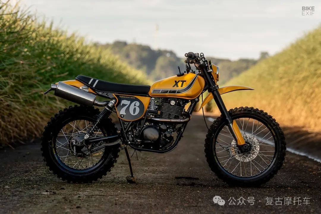 什么是经典设计?这就是:年近50岁的雅马哈XT500 | 每日一车