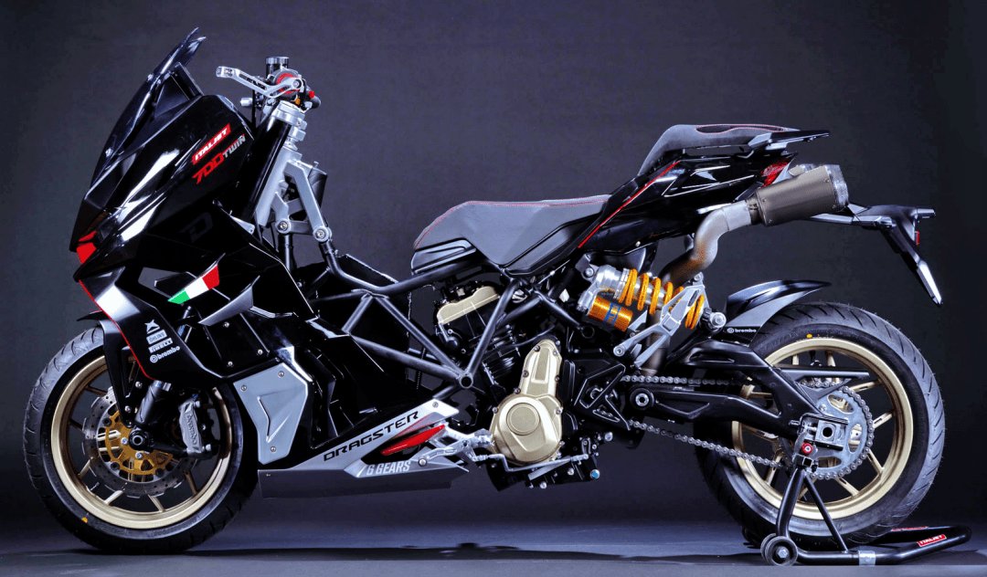 限量 700 台,Italjet Dragster 700 Twin 跑车踏板