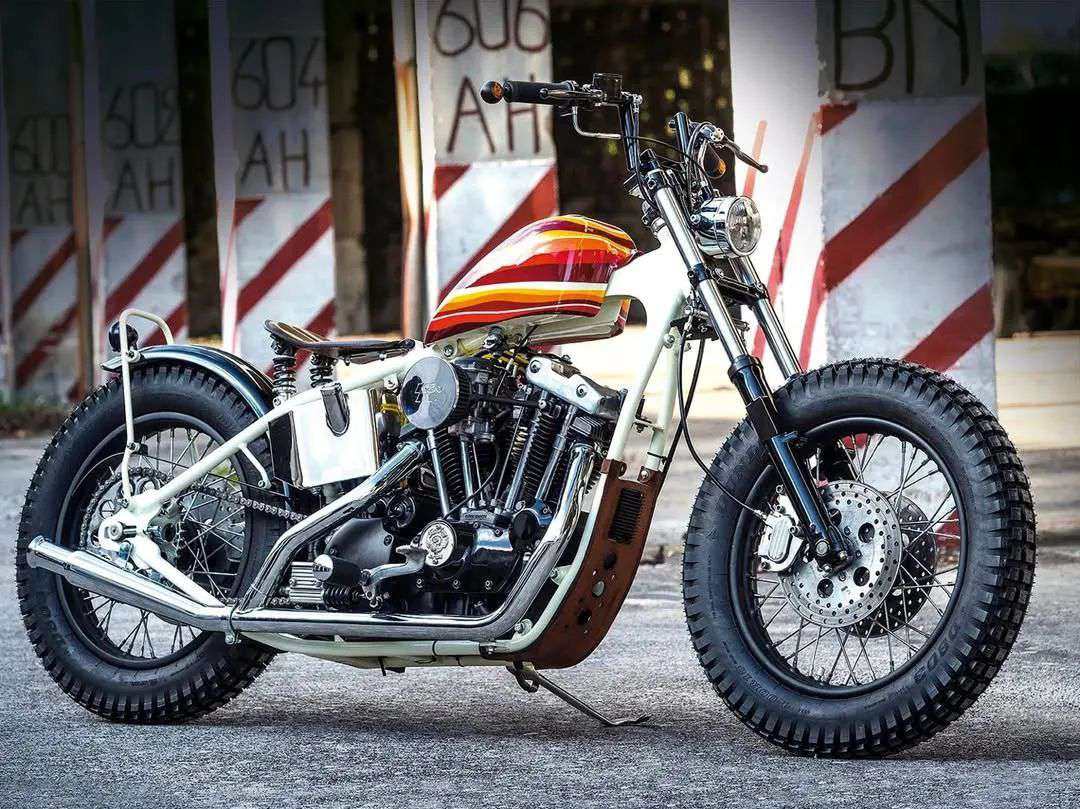 油箱太漂亮了！H-D SPORTSTER IRONHEAD