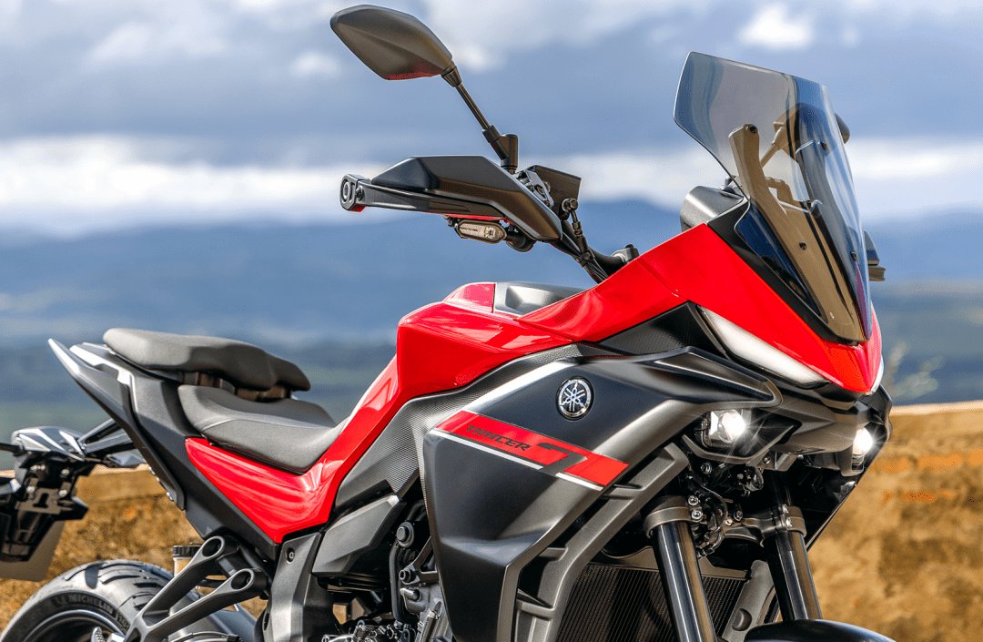 细节简介：Yamaha 2025 运动旅行车 Tracer 7、Tracer 7 GT