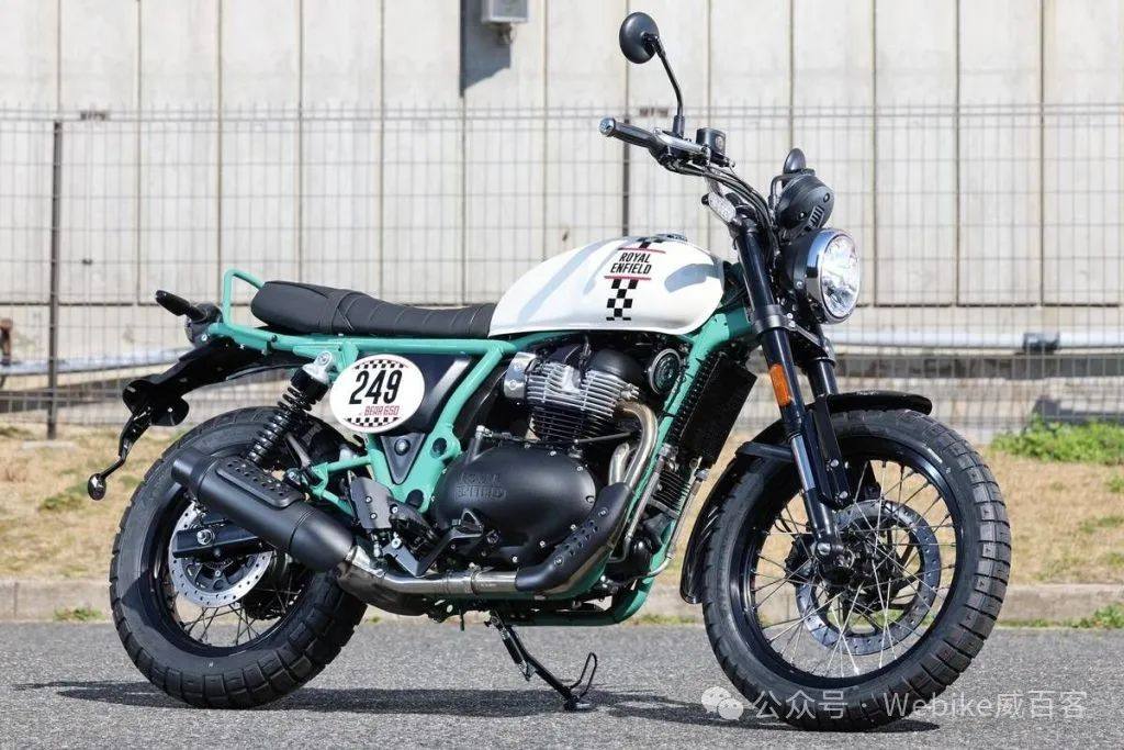皇家恩菲尔德 BEAR 650 正式登场！全新气冷双缸Scrambler致敬60年代越野车外观