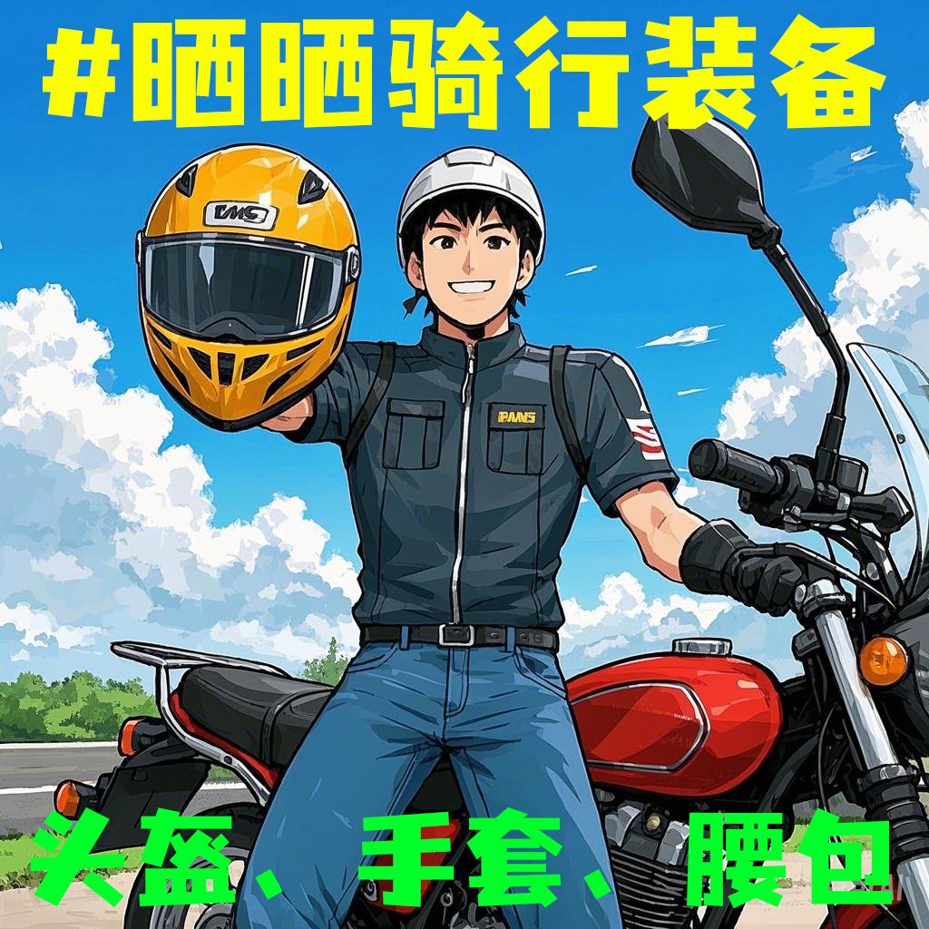 #晒晒骑行装备 话题活动，赢周边奖励