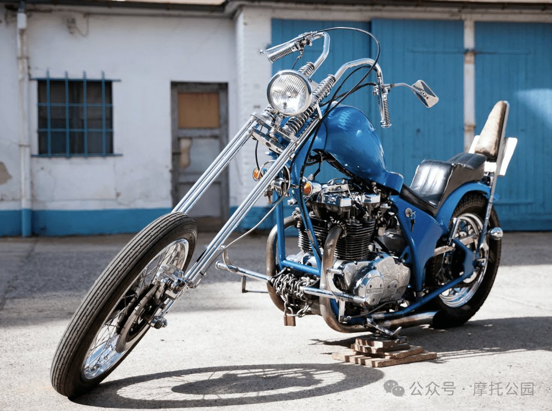 炸裂复古美学：川崎Z 750 Chopper