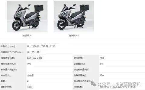 豪爵UFR150亮相工信部目录,技术积累短板逐渐显现!