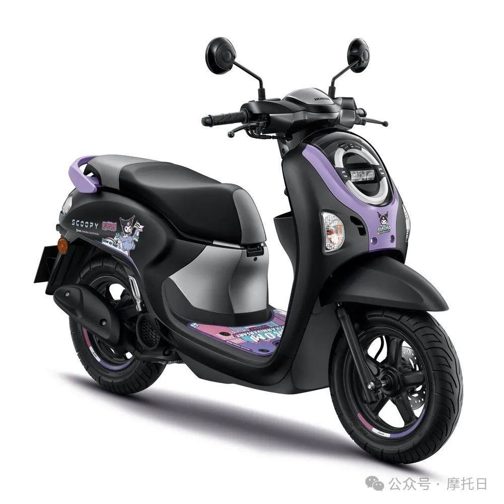 本田发布SCOOPY小恶魔酷洛米联名版，古灵精怪的黑美谁不喜欢？