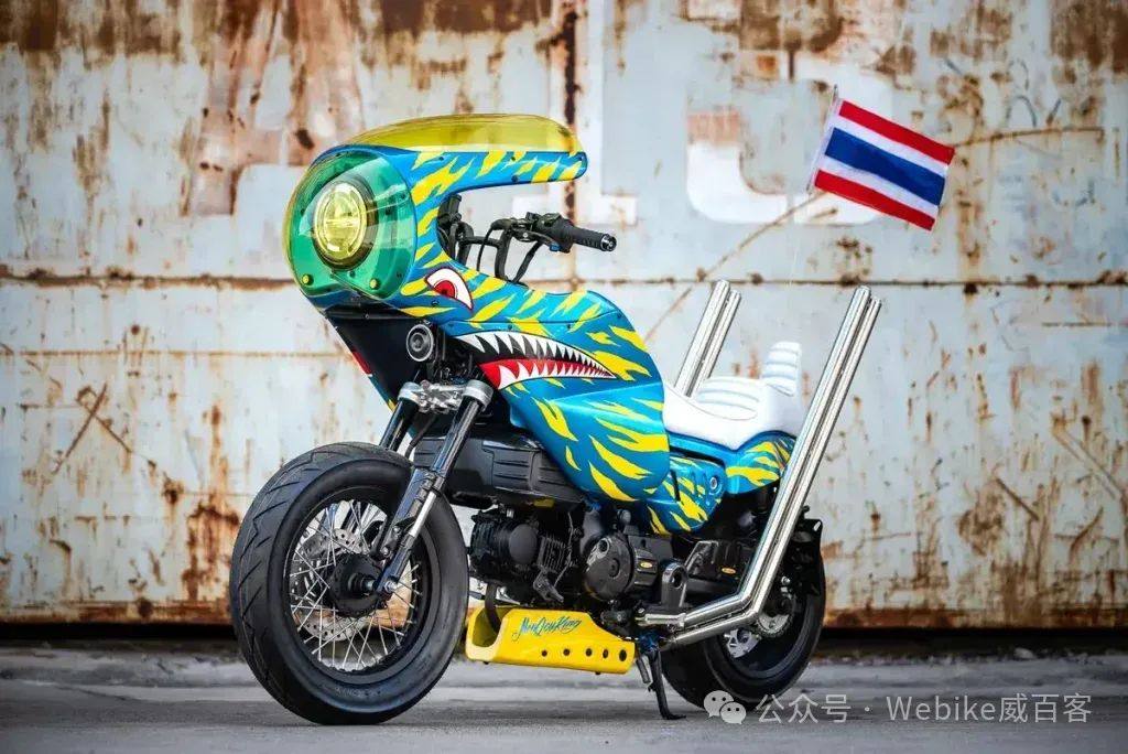 本田Monkey 125改火箭整流罩!泰国改装厂致敬暴走族风格