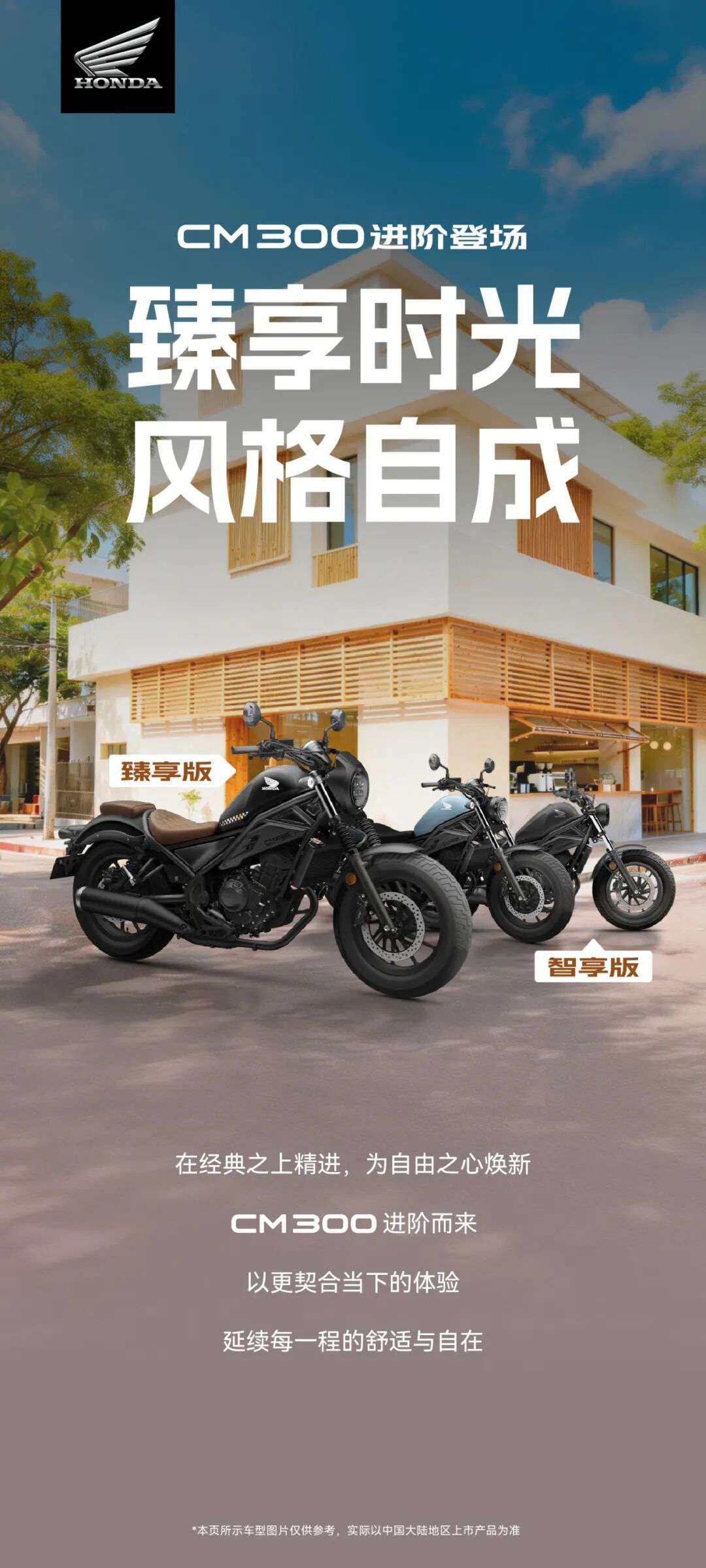 不再简约，本田CM300改款