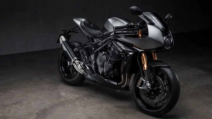 凯旋发布Speed Triple 1200 RR百年灵限量款,原厂定制天蝎排气。