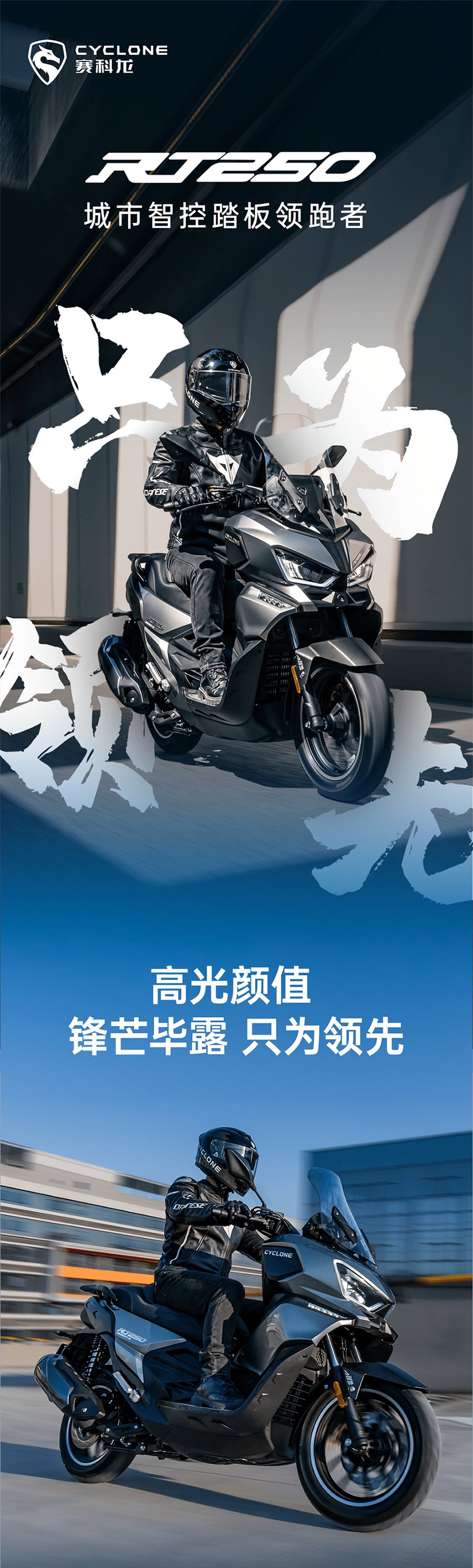 ¥14999元起,RT250城市智控踏板领跑上市!