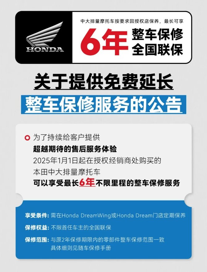 先别讽刺本田的6年保修,你看有几家自主厂商敢跟进?