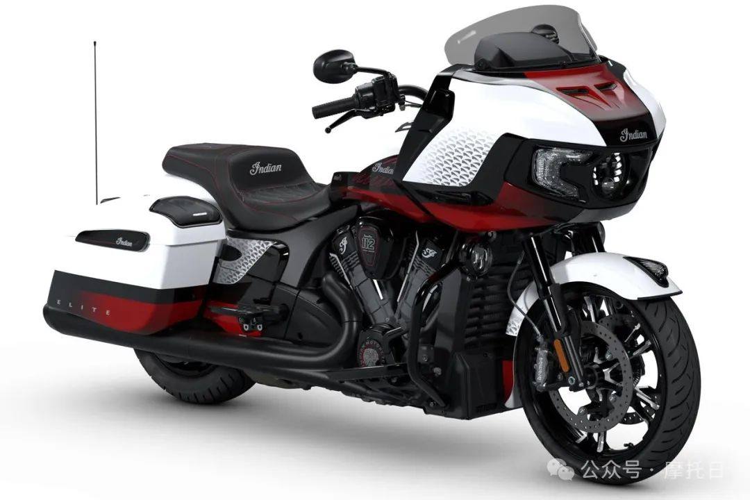 限量350台，印第安发布白黑红三色涂装的挑战者Challenger Elite