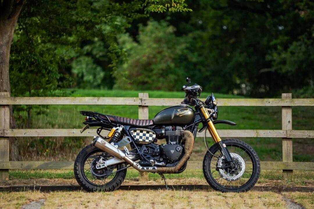 这台车，改完反而更难看！凯旋scrambler 1200 XE