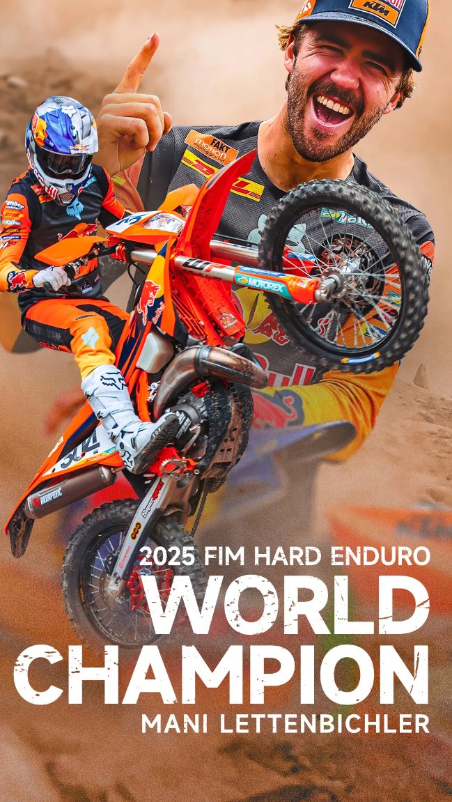 五冠王!2025 FIM Hard Enduro世界冠军