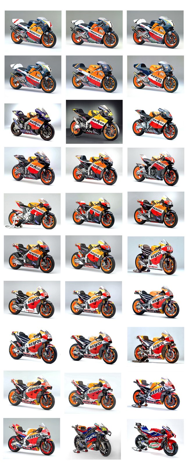 车型历史图库:Honda WGP 工厂赛车(上)1995 - 2025