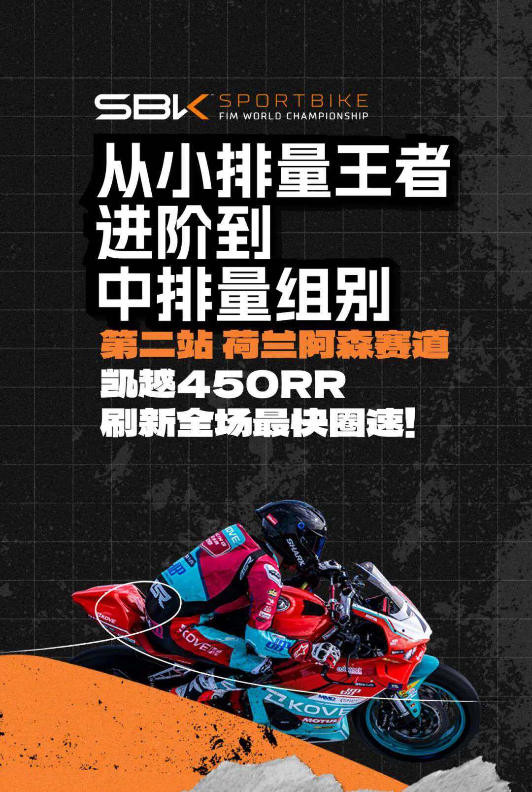 WSBK 荷兰阿森站 凯越450RR 刷新全场最快圈速