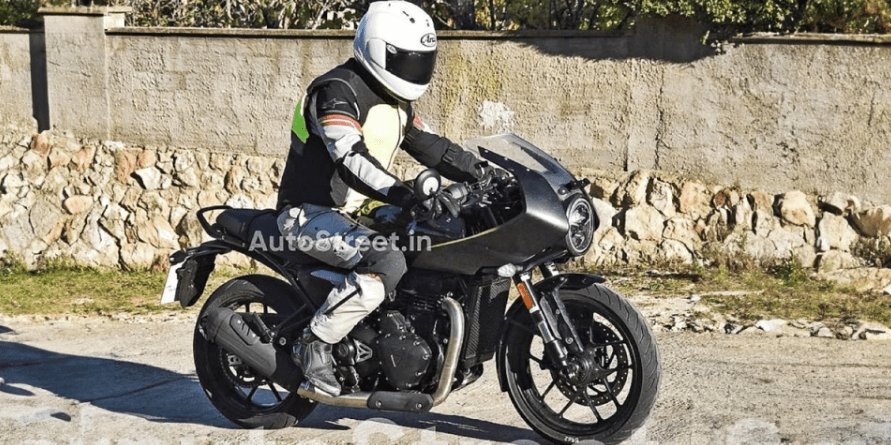 中排复古将上新,凯旋Thruxton 400新车谍照曝光