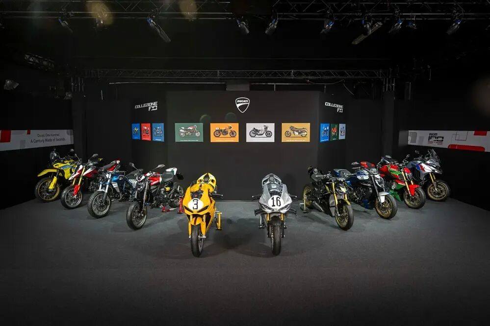 一口气十台车,杜卡迪推出Collezione 100百年限定系列,致敬百年征程