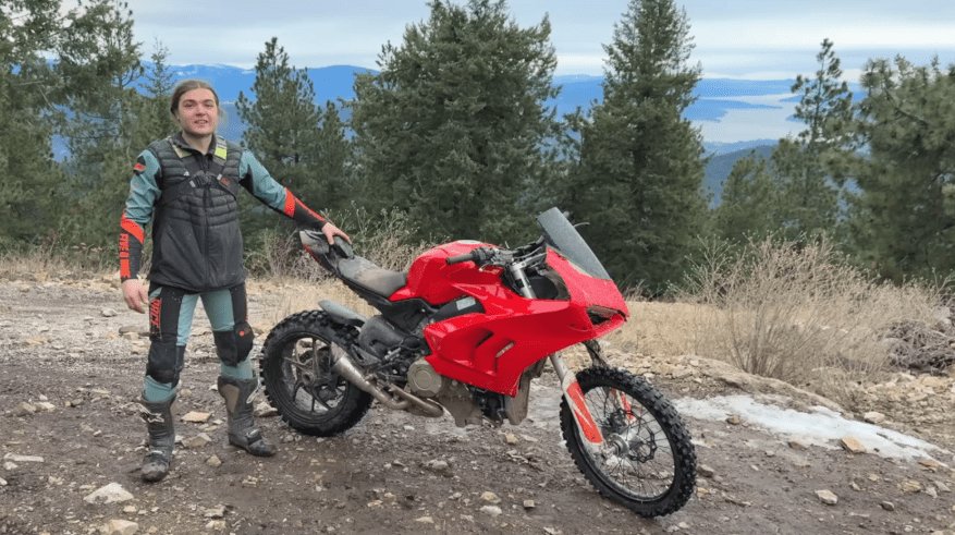 是Ducati Panigale V4,但是越野版!