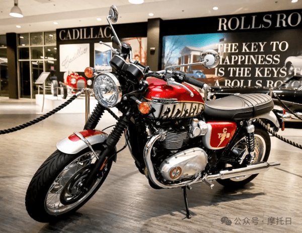 致敬猫王,凯旋发布Bonneville T120 Elvis联名版