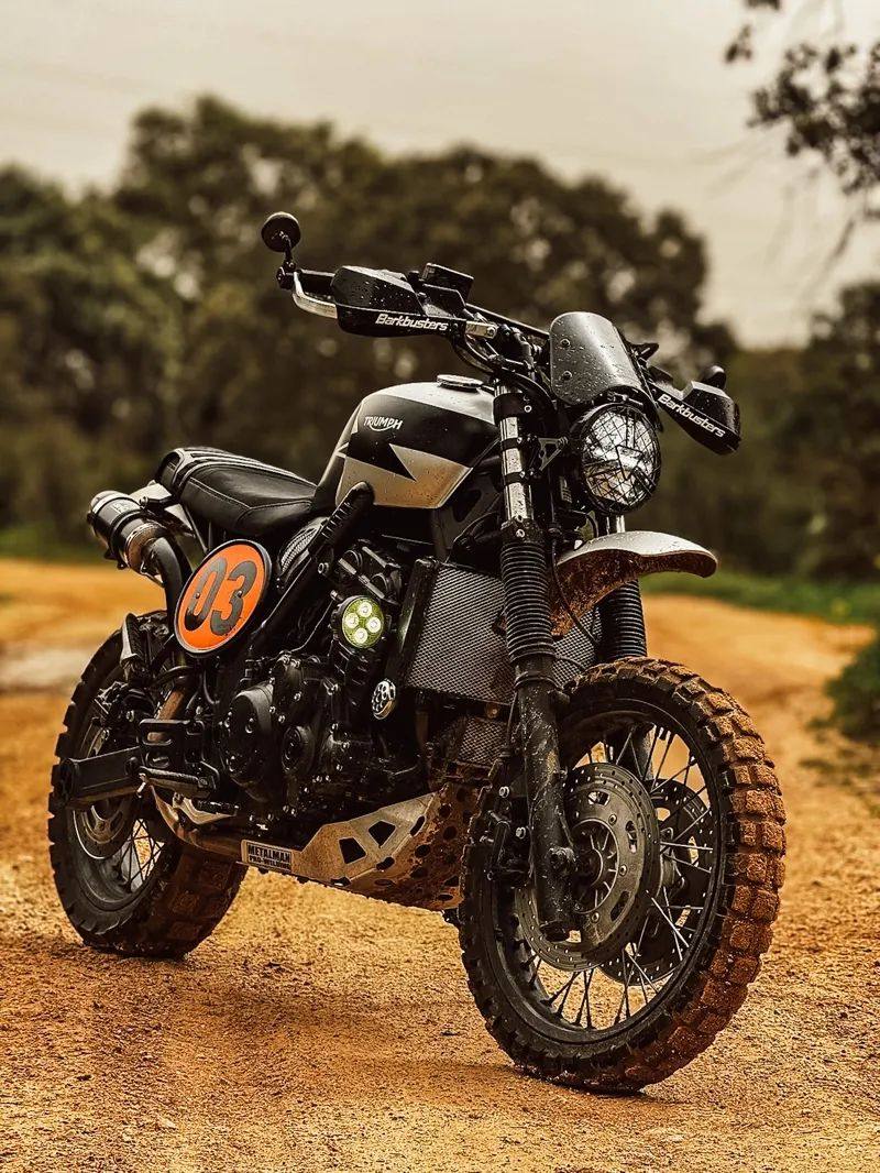惊艳四座;Triumph Tiger Scrambler独特改装让你无法抗拒!