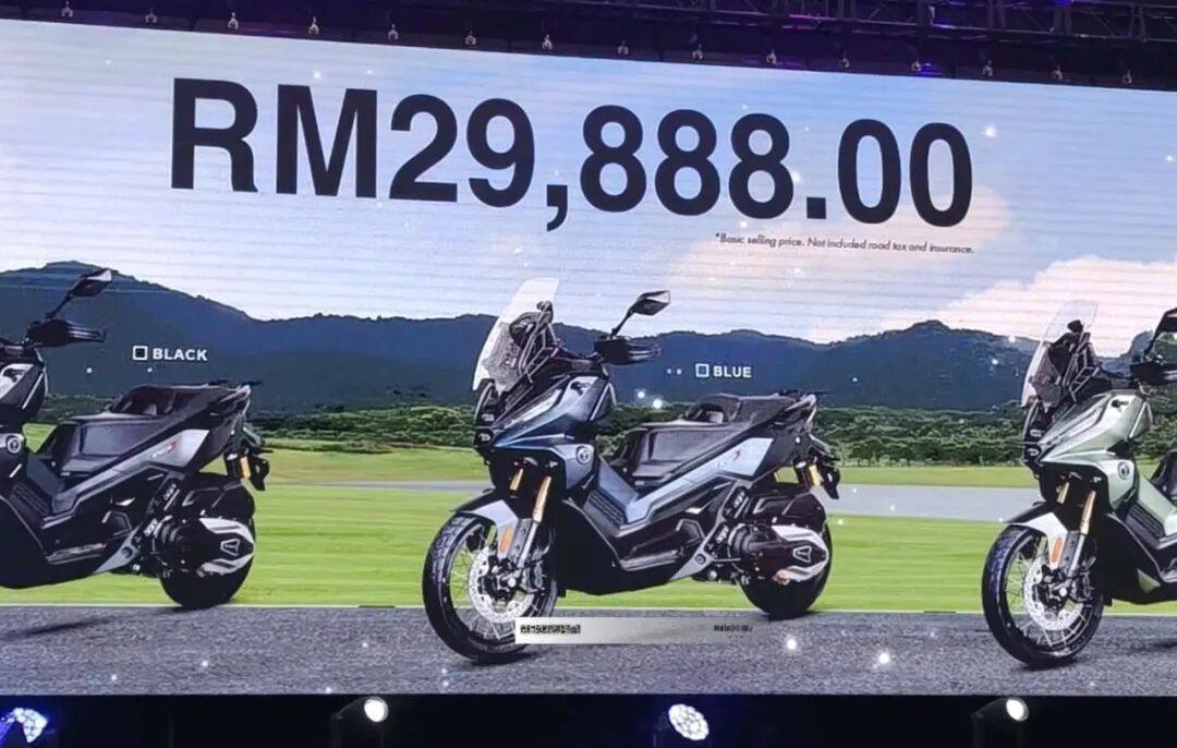 无极 SR450X 双缸踏板马来西亚上市,售价约合5万人民币,放心国内不会这么贵!