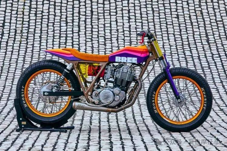 多巴胺配色:雅马哈SR500 tracker | 每日一车