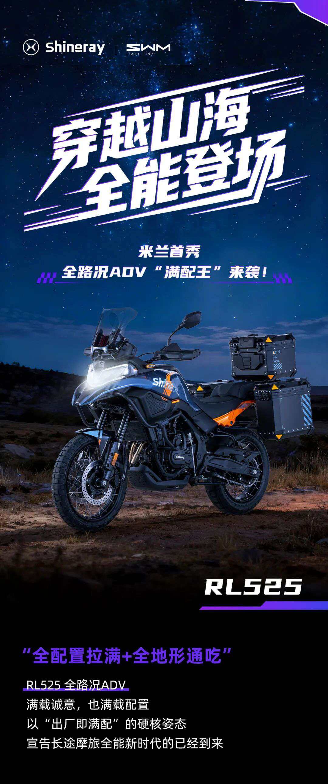 穿越山海,全能登场 | 米兰首秀,全路况ADV“满配王”来袭!