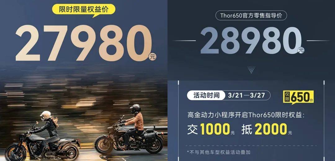 27,980元起,高金 Thor650 “雷神” 砸中你的心了吗
