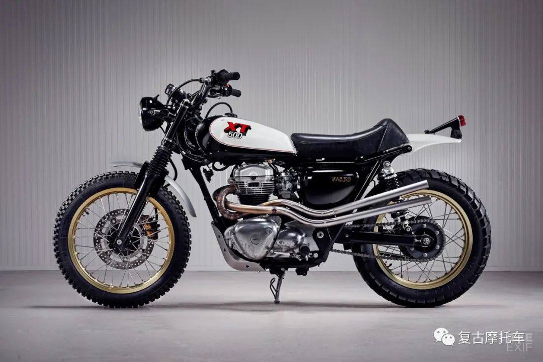 W系真是万能改装车!Kawasaki W650 攀爬者风格改装 | 每日一车