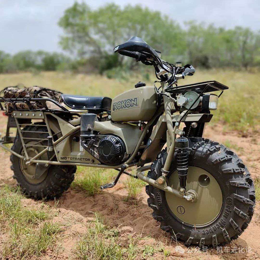 地表最强越野怪兽!Rokon Mototractor——双轮驱动的终极改装神器
